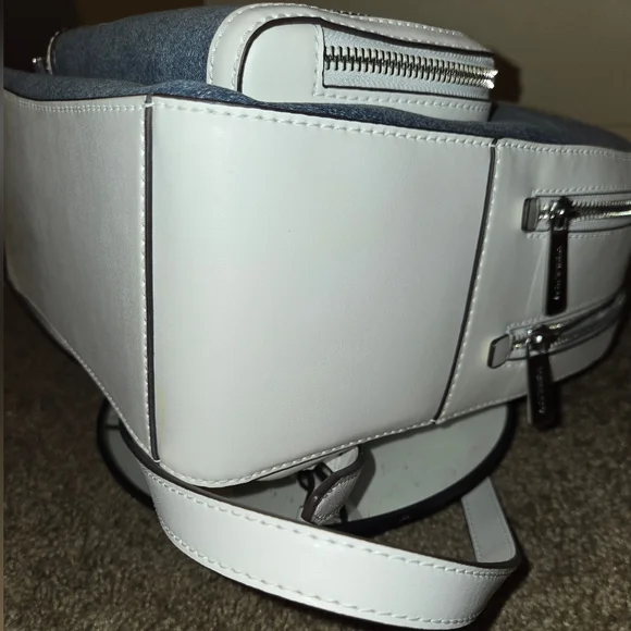 EUC Michael Kors Jaycee Embellished Denim Backpack - Picture 9 of 16